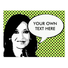 Cristina Fernandez de Kirchner Postcard