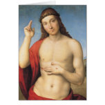 Cristo Benedicente or Christ Blessing Greeting Cards