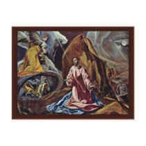 Cristus Garden Of Olives By Greco El Postcards