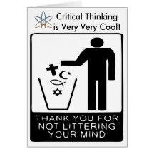 Critical Thinking is Very Very Cool Card