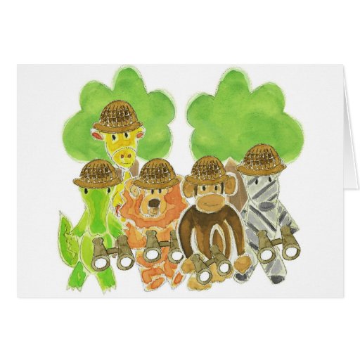 Critter Explorers Greeting Cards