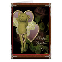 Critter Valentine Greeting Card