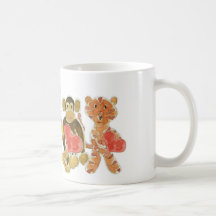 Critters Hearts Coffee Mugs
