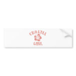 CROATIA BUMPER STICKER