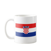 Croatia Flag ~ Map Mug