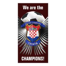 Croatia Soccer Champions Photo Cards