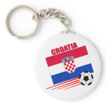Croatia Soccer Team Keychain