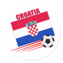 Croatia Soccer Team Sticker