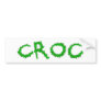 Croc Bumper Stickers