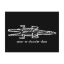 croc-o-doodle-doo postcards