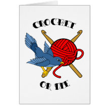 Crochet or Die Tattoo Cards