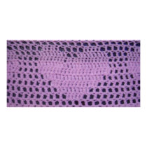 Crocheted heart Card Photo Card