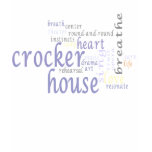 Crocker House Word Cloud Design t-shirts