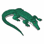 Crocodile embroidered shirts