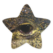 Crocodile Eye Star Sticker