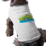 crocodile head in the water pet clothing