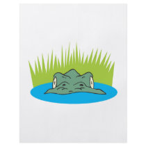 crocodile head in the water custom flyer