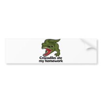 Crocodiles ate my homework