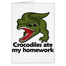 Crocodiles ate my homework