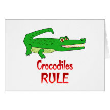 Crocodiles Rule Cards