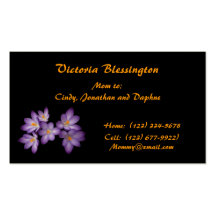 Crocus Mummy Business Card
