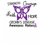 Crohn’s Disease Celtic Butterfly 3 t-shirts