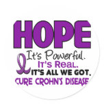 Crohn’s Disease HOPE 1 stickers