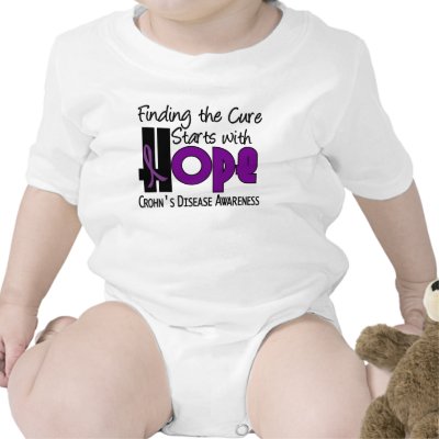 Crohn’s Disease HOPE 4 T-shirt by awarenessgifts