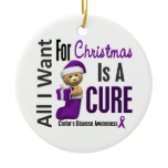 Crohns Disease All I Want For Christmas Ornaments