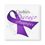 Crohn's Disease Awareness Ribbon magnets