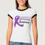 Crohn's Disease Awareness Ribbon t-shirts