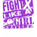 Crohn's Disease BurnOut Fight Like a Girl t-shirts