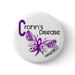 Crohn's Disease BUTTERFLY 3 buttons