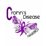 Crohn's Disease BUTTERFLY 3 t-shirts