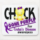 Crohn's Disease Chick Gone Purple 2 mousepads