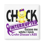 Crohn's Disease Chick Interrupted 2 magnets