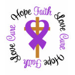 Crohn's Disease Faith Hope Love Cross t-shirts