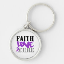 Crohn's Disease Faith Love Cure Key Chains