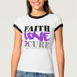 Crohn's Disease Faith Love Cure t-shirts