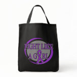 Crohn's Disease Fight Like A Girl Circular bags