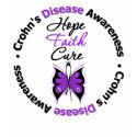 Crohn's Disease Hope Faith Cure t-shirts