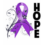 Crohns Disease Hope Ribbon t-shirts