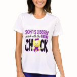 Crohn's Disease Messed With The Wrong Chick t-shirts
