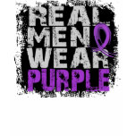 Crohn's Disease Real Men Wear Purple t-shirts