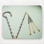 Crook and flail, from the Tomb of Tutankhamun mousepads