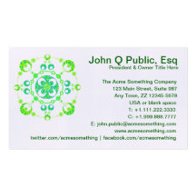 Crop Circle Research Investigator Business Cards