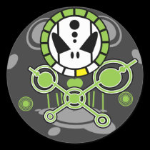 Crop Circle Skull stickers
