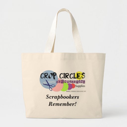 Crop-Circles, Scrapbookers Remember! Tote Bag