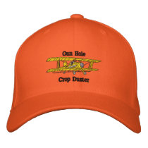 Crop Duster Embroidered Baseball Caps