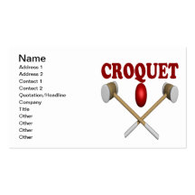 Croquet Business Card